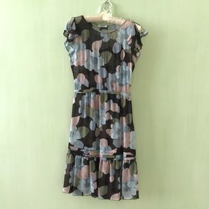 Moschino chiffon dress with matching slip